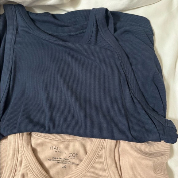 Rachel Zoe Beige Ribbed Top - Picture 4 of 5